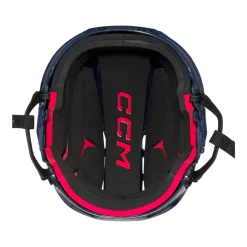 CCM Hockeyhjälm Tacks 70 Combo Jr Navy