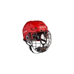 CCM Hockeyhjälm Tacks 910 Combo Röd