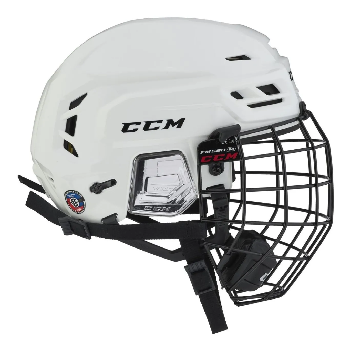 CCM Hockeyhjälm Tacks 210 Combo Vit