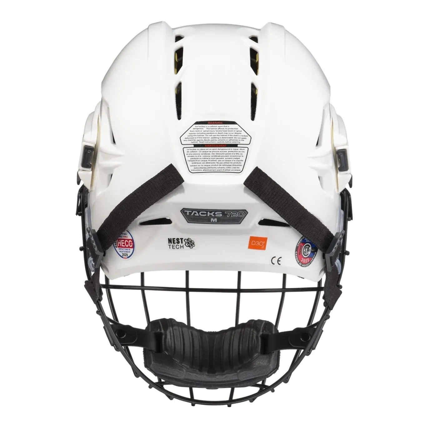 CCM Hockeyhjälm Tacks 720 Combo White