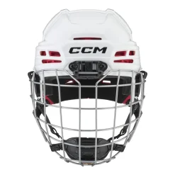 CCM Hockeyhjälm Tacks 70 Combo Yth Vit