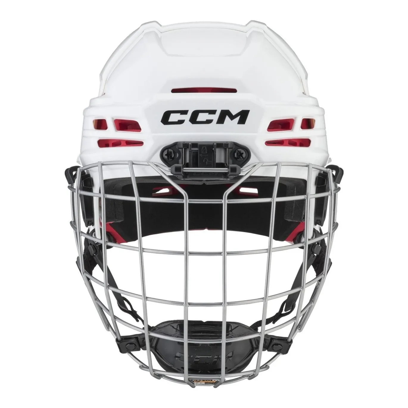 CCM Hockeyhjälm Tacks 70 Combo Yth Vit