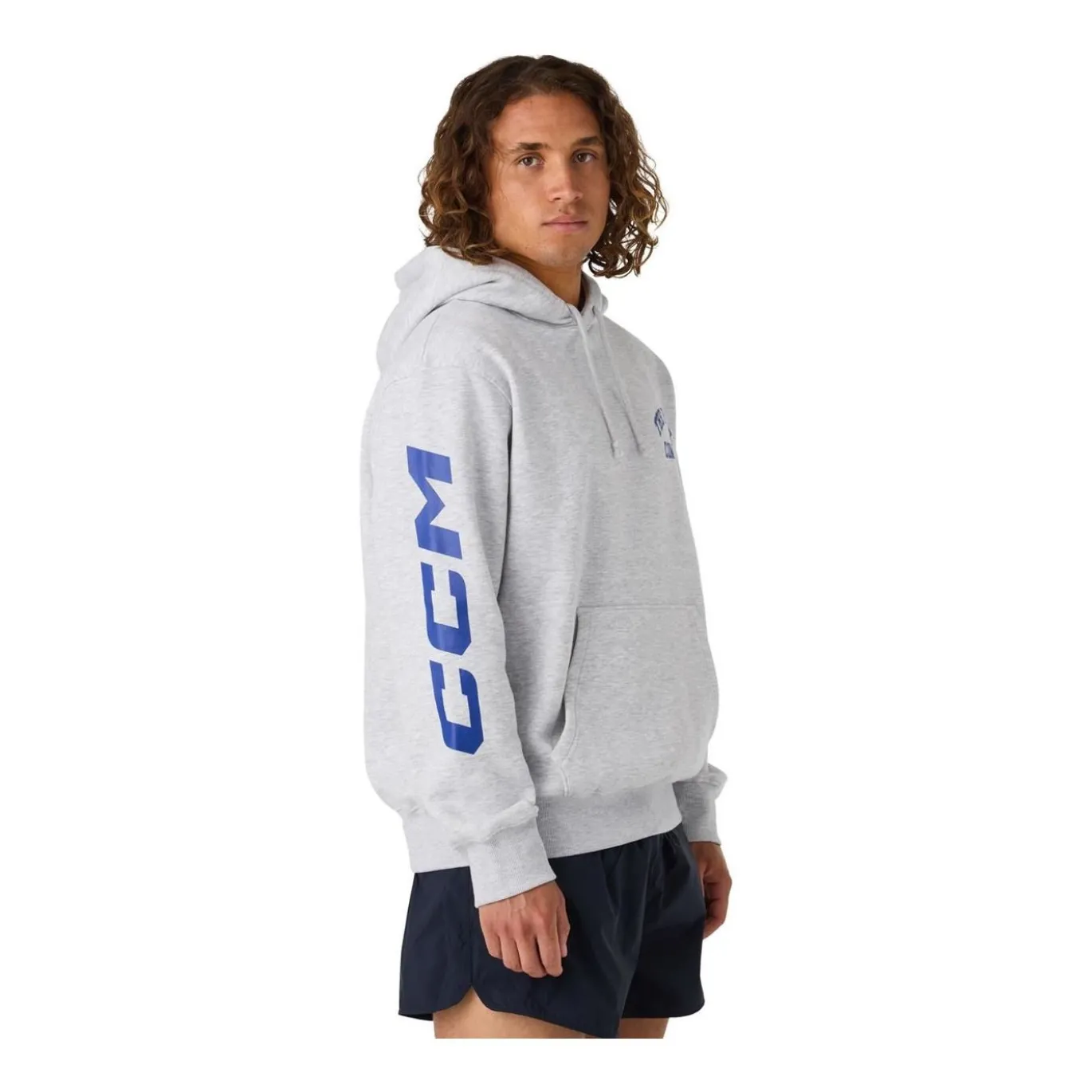CCM Hoodie Athleisure Sr Light Grey Melange