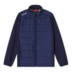 CCM Jacka Hybrid Quilted Jr Navy