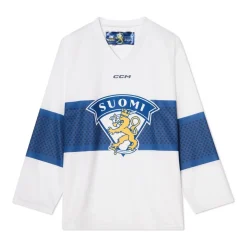CCM Matchtröja Replica Team Finland Sr White
