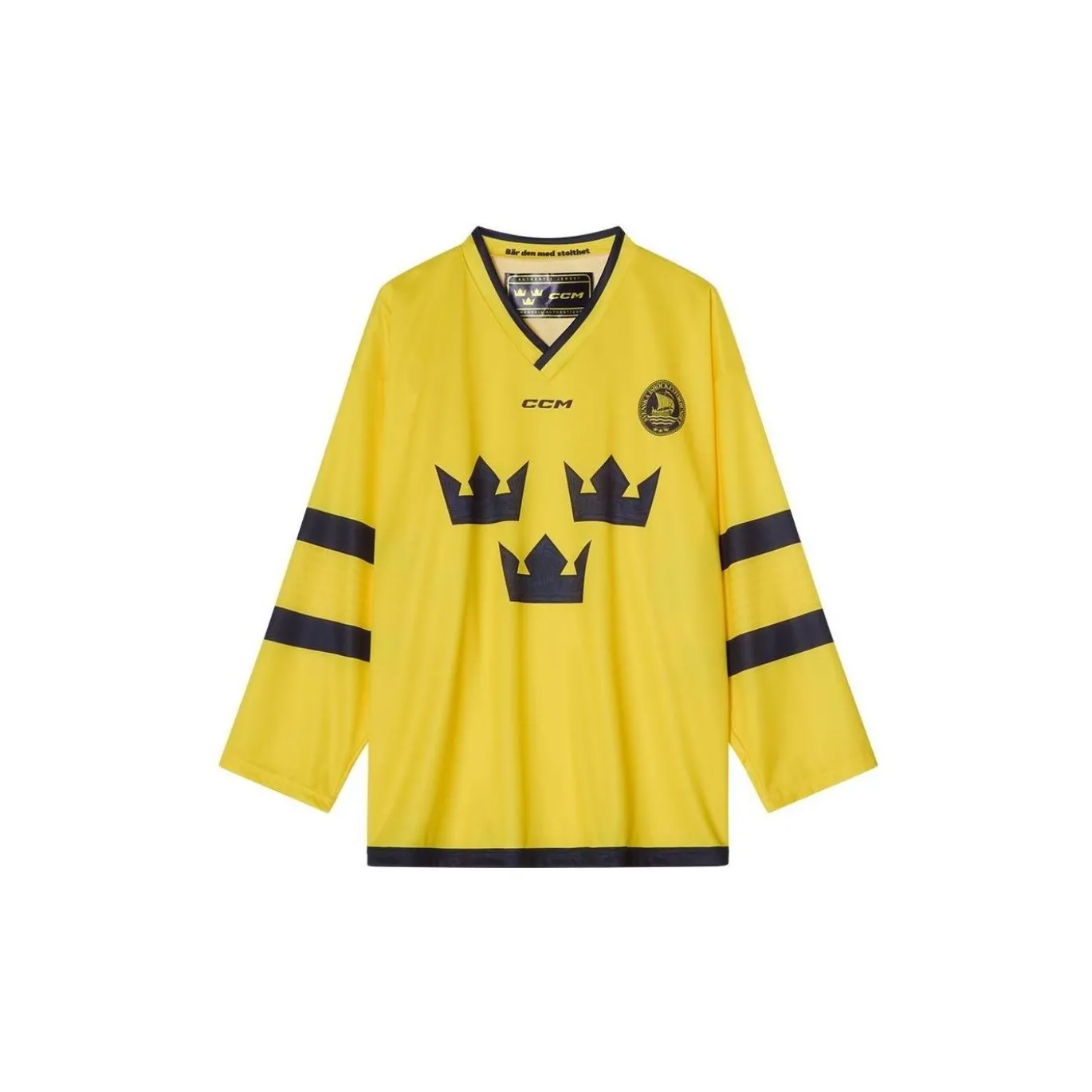 CCM Matchtröja Replica Team Sweden Sr Yellow