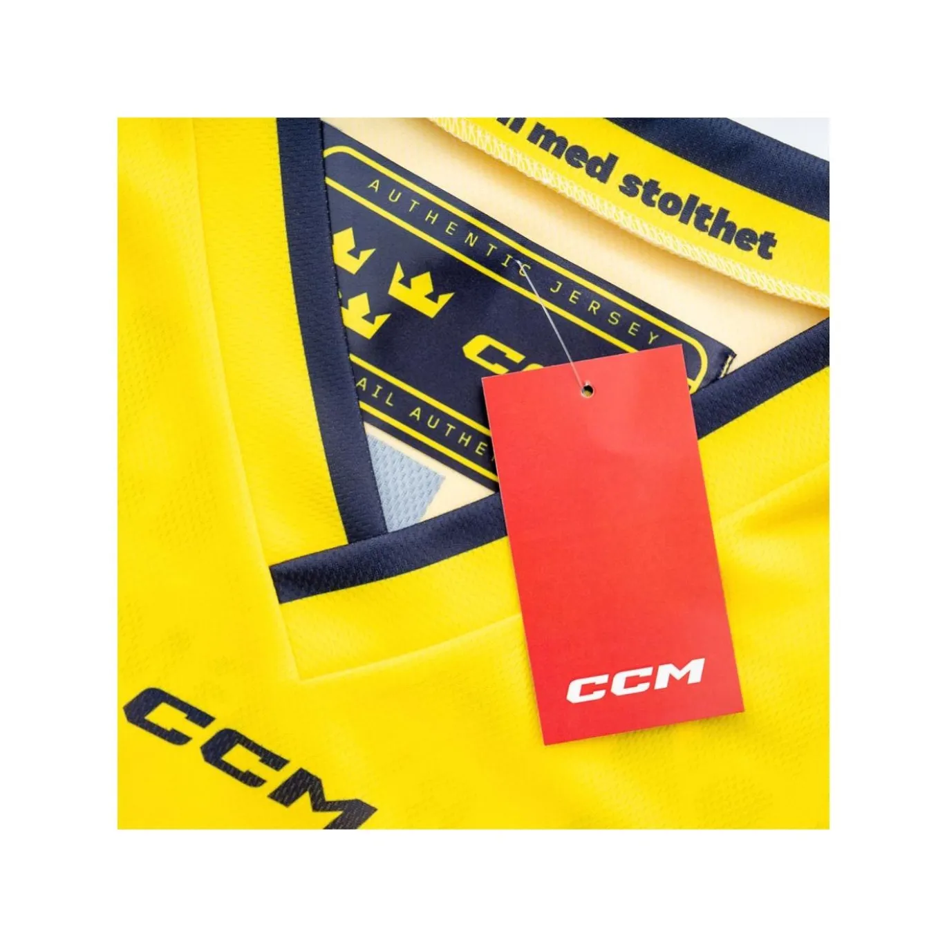 CCM Matchtröja Replica Team Sweden Sr Yellow