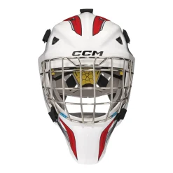 CCM Målvaktsmask Axis F5 Certified Cat-Eye Dekal Sr White/Red
