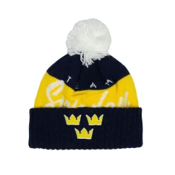 CCM Mössa Team Sweden Pom Knit Sr