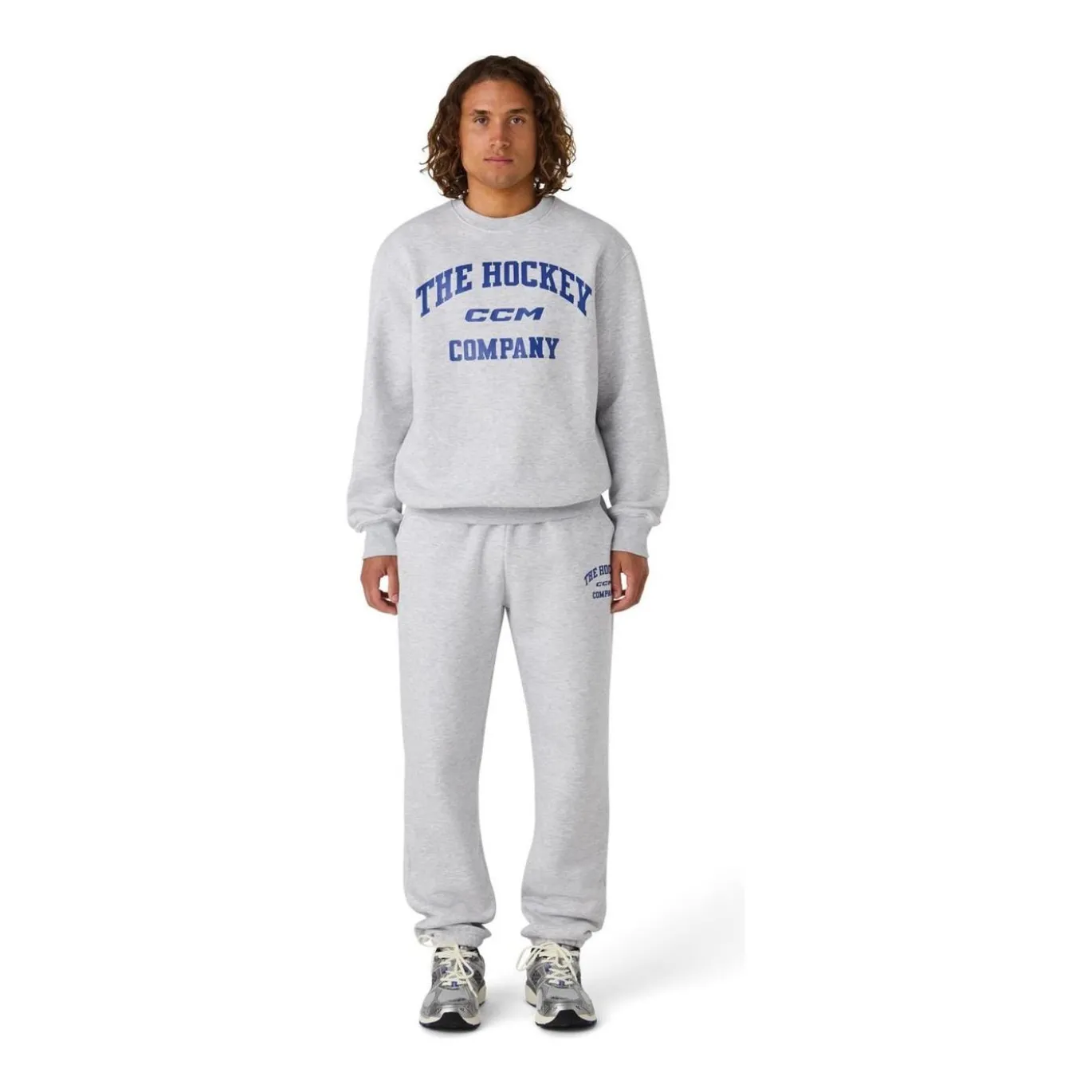 CCM Tröja Athleisure Fleece Sr Light Grey Melange