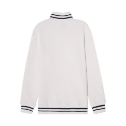 CCM Tröja Stripe Quarter Zip Sr White