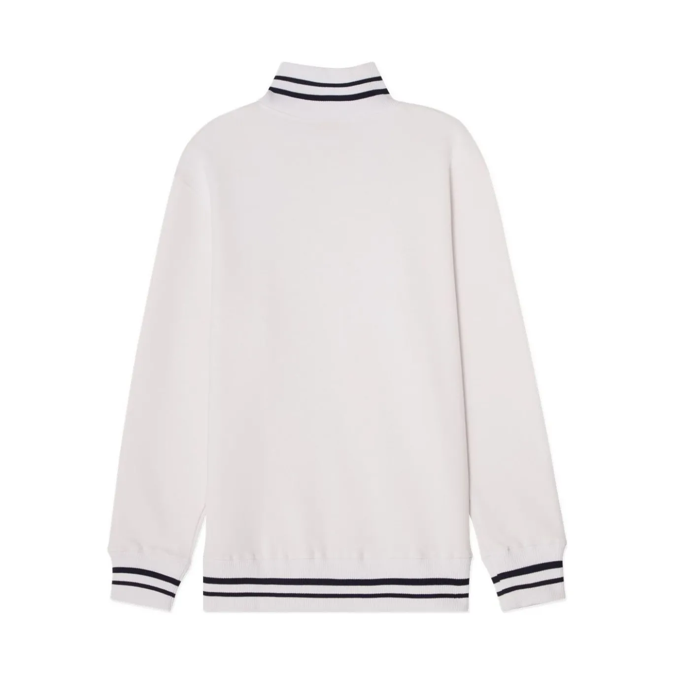 CCM Tröja Stripe Quarter Zip Sr White