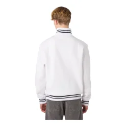CCM Tröja Stripe Quarter Zip Sr White