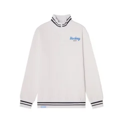 CCM Tröja Stripe Quarter Zip Sr White