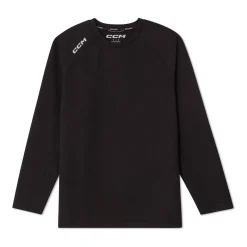 CCM Tröja Tech Fleece Crew Neck Jr Black