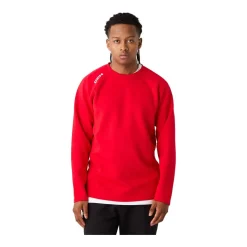 CCM Tröja Tech Fleece Crew Neck Jr Red