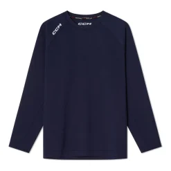 CCM Tröja Tech Fleece Crew Neck Jr Navy