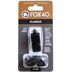 FOX40 Visselpipa Classic Inkl Snöre Svart