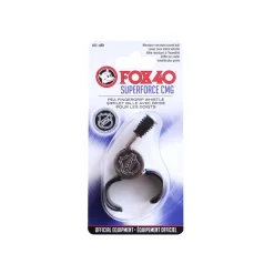 Fox 40 Visselpipa Superforce CMG Fingergrip - SVART/SILVER