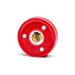 Green Biscuit Puck NHL Edition - Chicago Blackhawks Röd