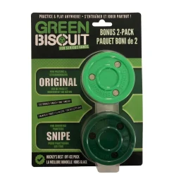 Green Biscuit Puck 2-Pack - GRÖN