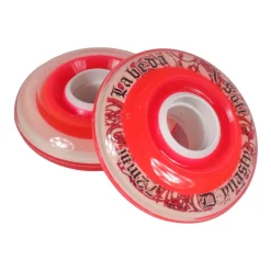 LABEDA Inlinehjul Dynasty III 4-Pack Röd/Vit