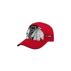 Outerstuff Keps Big-Face Precurved Jr Chicago Blackhawks