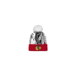 Outerstuff Mössa Big Face Cuffed Pom Jr Chicago Blackhawks