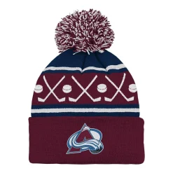 Outerstuff Mössa Face-Off Pom Yth Colorado Avalanche