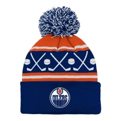 Outerstuff Mössa Face-Off Pom Yth Edmonton Oilers