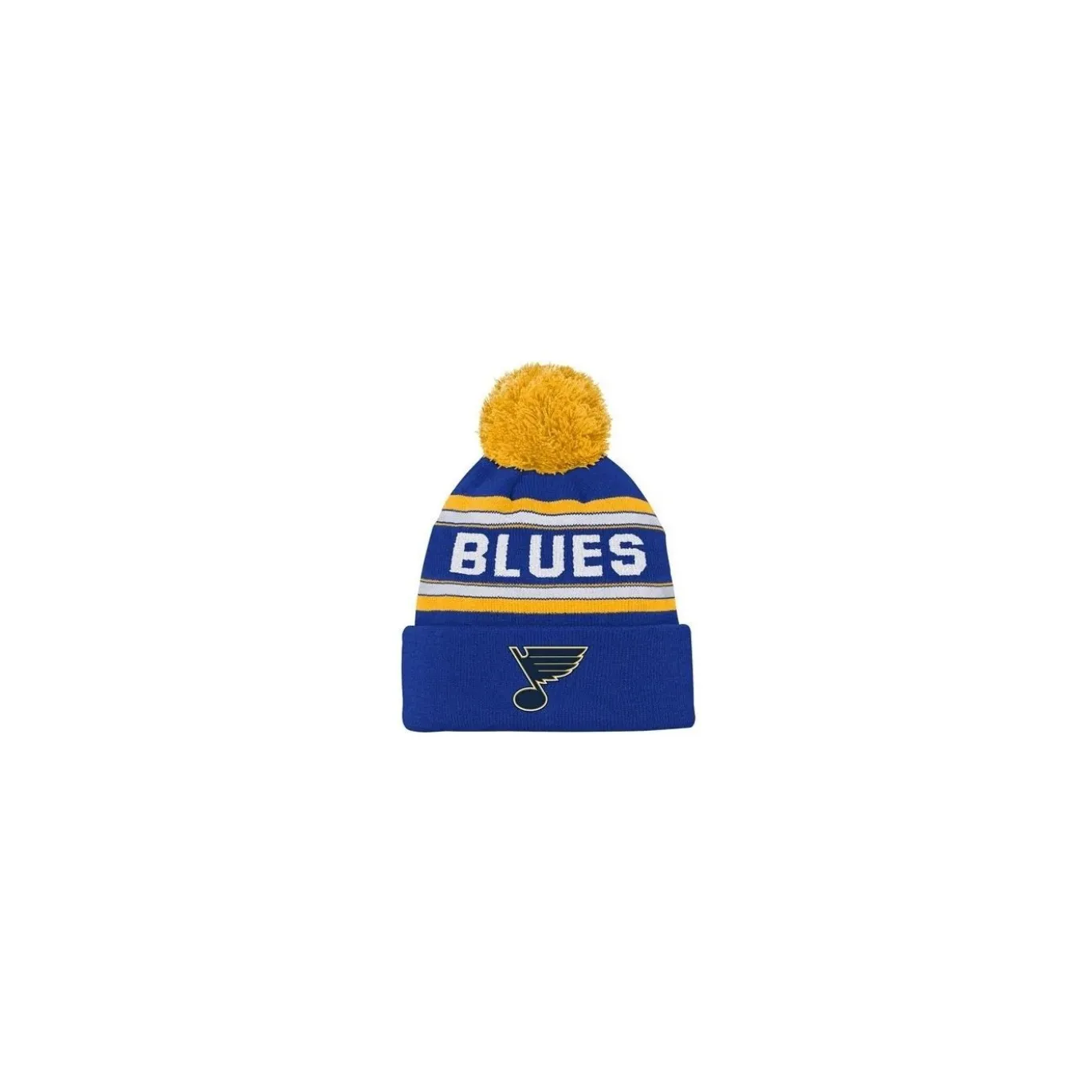 Outerstuff Mössa Jacquard Pom Beanie St Louis Blues