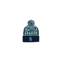 Outerstuff Mössa Puck Pattern Cuffed Pom Seattle Kraken