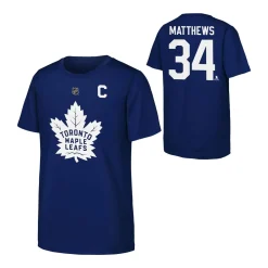 Outerstuff T-Shirt Name & Number Jr Auston Matthews