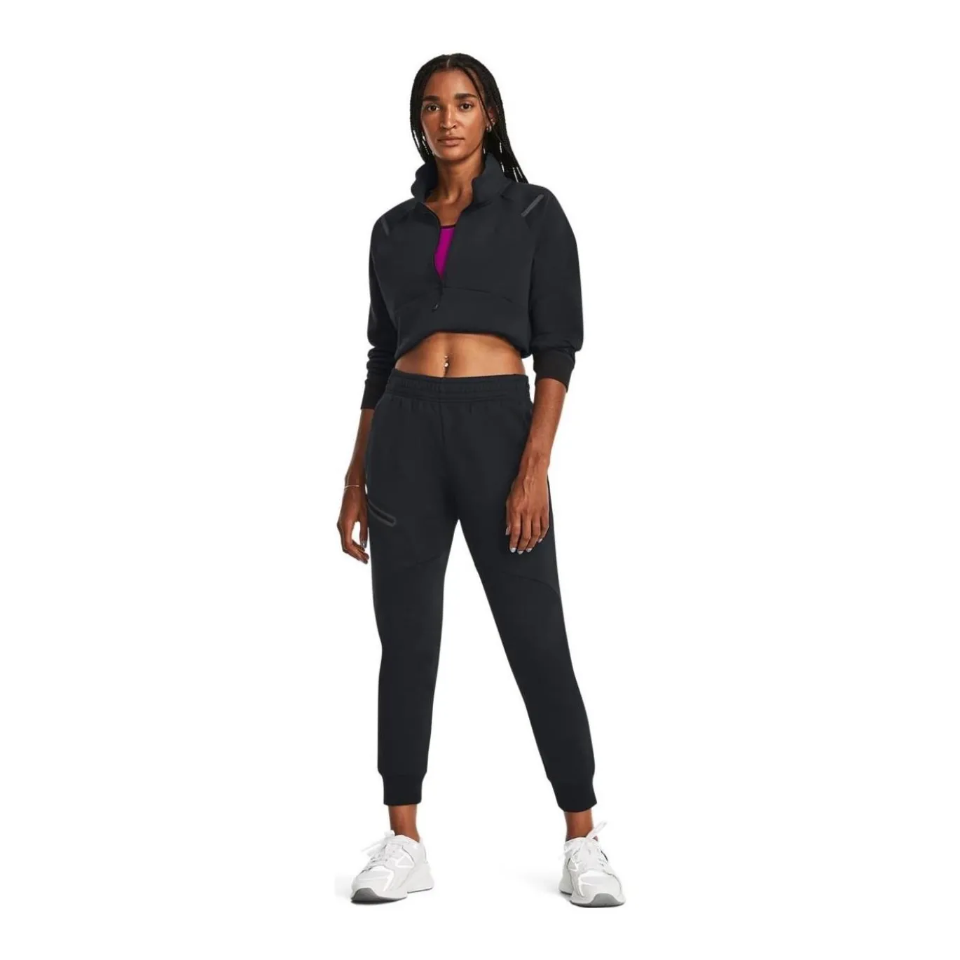 Under Armour Byxa Unstoppable Fleece Womens Black