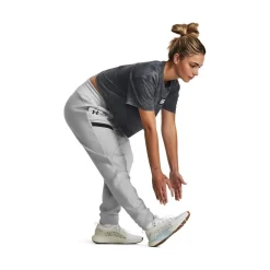 Under Armour Byxa Unstoppable Fleece Womens Mod Gray