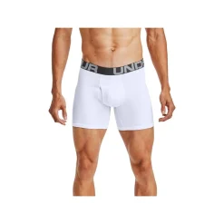 Under Armour Kalsonger Charged Cotton 6 in 3-Pack White