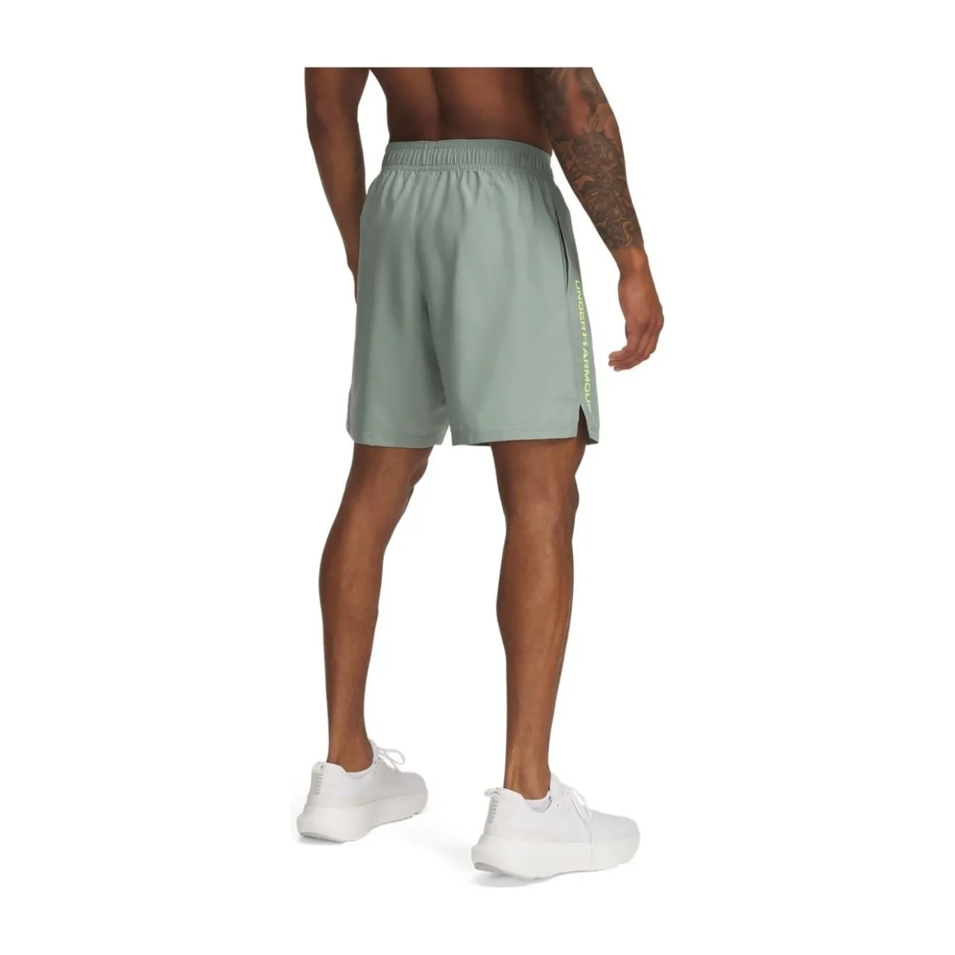 Under Armour Shorts Tech Woven Wordmark Silica Green