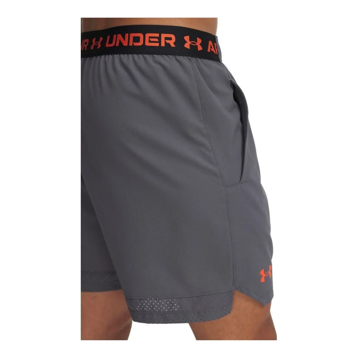 Under Armour Shorts Vanish Woven 6 in Shorts Grey/Orange