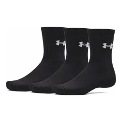 Under Armour Strumpor Performance Cotton 3-pack Black