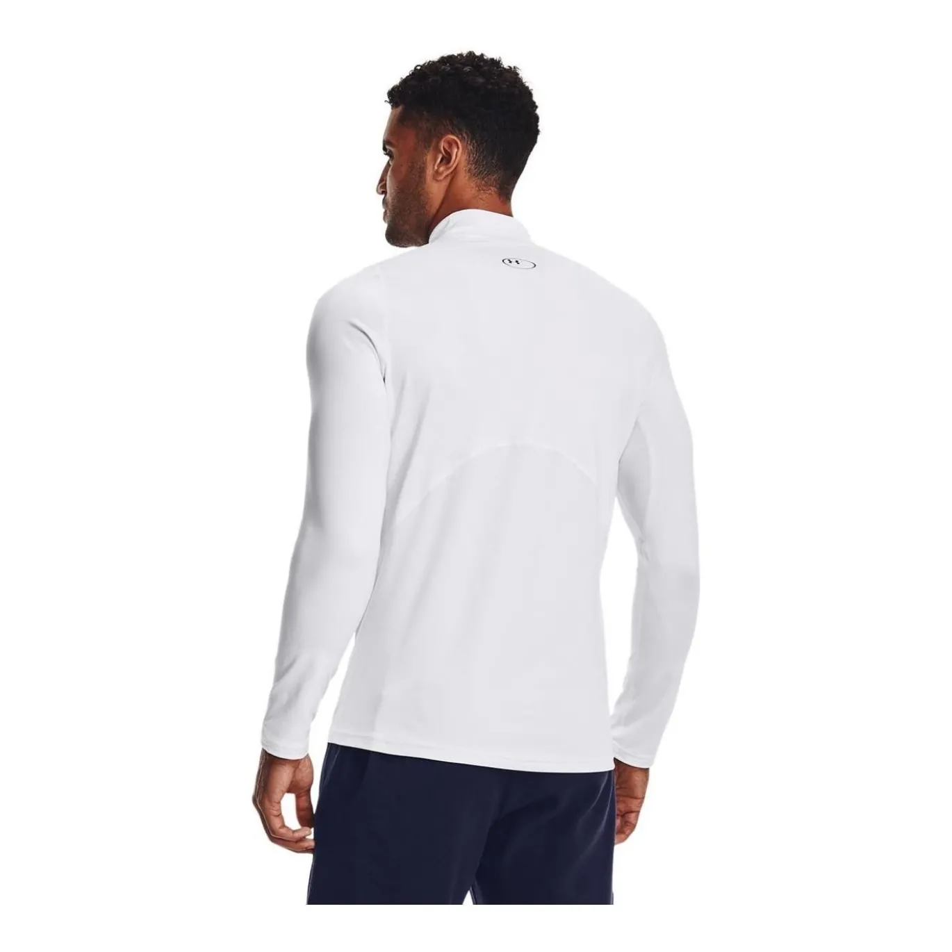 Under Armour Tröja Mock ColdGear Fitted White