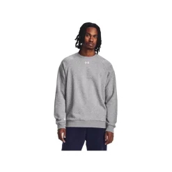 Under Armour Tröja Rival Fleece Crew Castlerock Light Heather