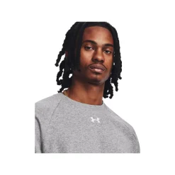 Under Armour Tröja Rival Fleece Crew Castlerock Light Heather