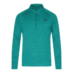 Under Armour Tröja Tech Textured 1/2 Zip Sr Rack Green