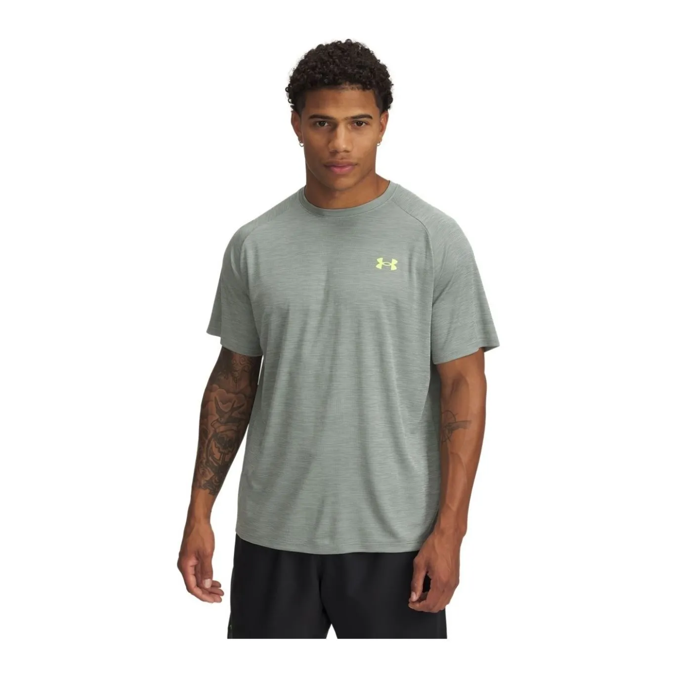 Under Armour T-shirt Tech Textured SS Silica Green