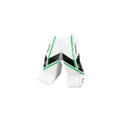 Warrior Målvaktsbenskydd G6 E+ Yth White/Black/Neon Green